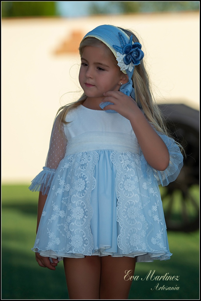 Vestido celeste