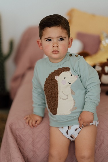 Sudadera+estricado erizo