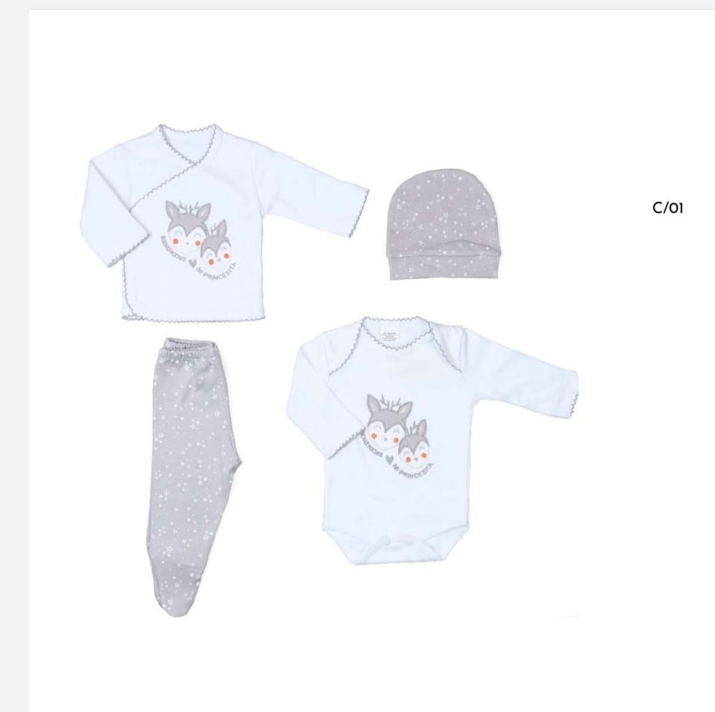 Conjunto 4 piezas