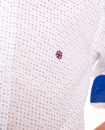 Camisa estampados azules