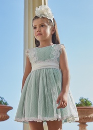[5037] 5037 Vestido tul plumeti